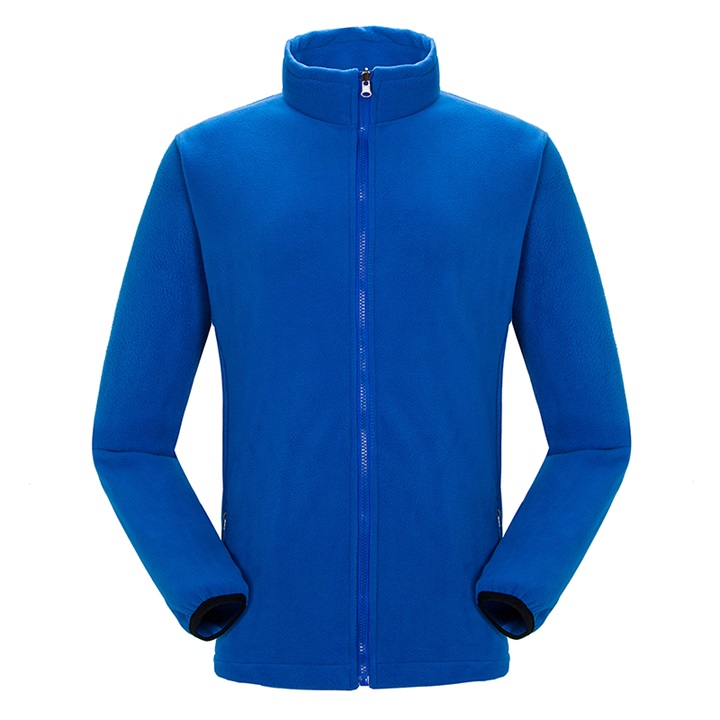 男士素色沖鋒衣兩件套沖鋒衣--湖藍色(圖6)