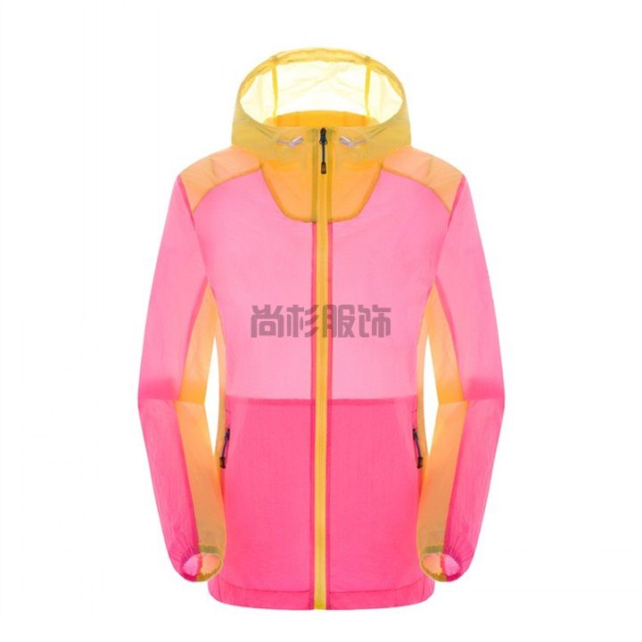 女款兩色拼接皮膚風衣4色可選(圖5)