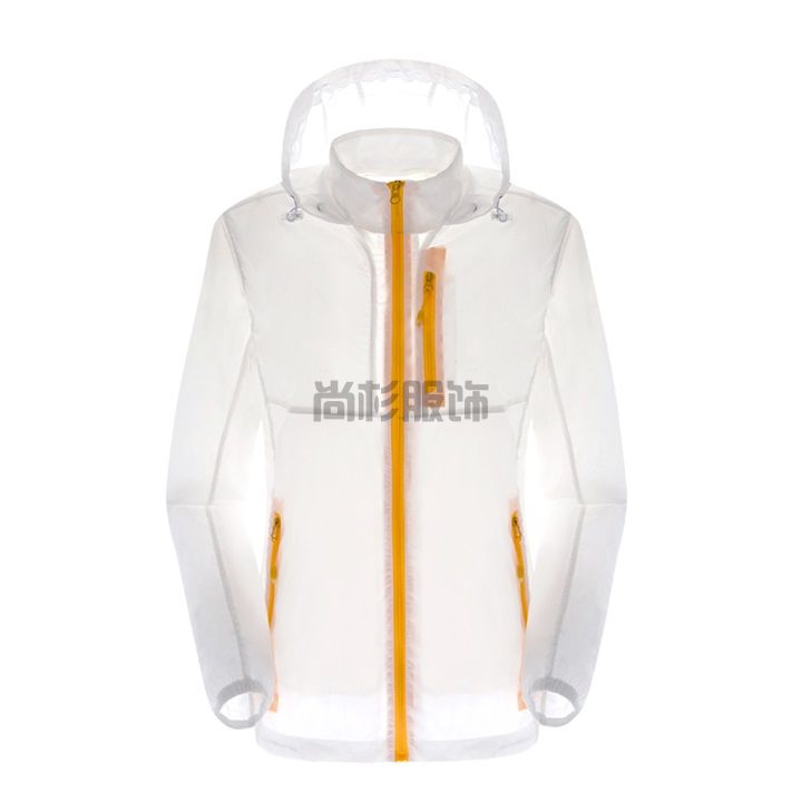 女款黃拉鏈款超輕皮膚風衣Q614(圖6)